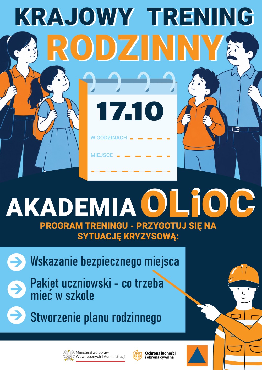 Plakat Krajowy Trening Rodzinny